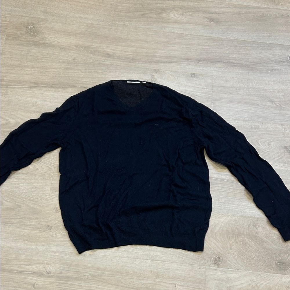 Calvin Klein Navy Blue Men’s Sweater, Size XL